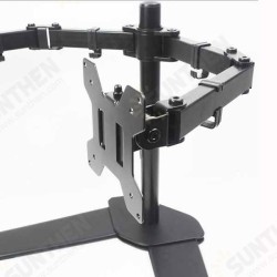 MS01 Dual Arms Monitor Bracket Monitor Mount Desktop Computer Stand 360 Degrees Rotating for 10- 27 inch Computer Monitor MS01 Dual Arms Monitor Bracket Monitor Mount Desktop Computer Stand 360 Degrees Rotating for 10- 27 inch Computer Monitor