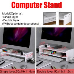 Monitor Stand Riser with Storage Organizer Desktop Stand for Laptop Computer Desk Stand with Phone Holder Monitor Stand Riser with Storage Organizer Desktop Stand for Laptop Computer Desk Stand with Phone Holder
