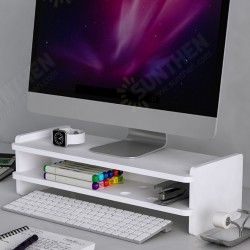 Monitor Stand Riser with Storage Organizer Desktop Stand for Laptop Computer Desk Stand with Phone Holder Monitor Stand Riser with Storage Organizer Desktop Stand for Laptop Computer Desk Stand with Phone Holder