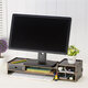 Wooden Monitor Stand Desktop Computer Riser LED LCD Monitor Laptop Notebook Support Stationery Holder File Storage Drawer Rack Drawer