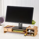 Wooden Monitor Stand Desktop Computer Riser LED LCD Monitor Laptop Notebook Support Stationery Holder File Storage Drawer Rack Drawer