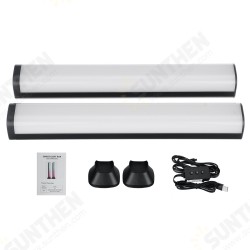 2 PCS Smart Light Bar Full Color Atmosphere Lamp Voice Control RGB Home Decorative Light Strip for Desktop Computer Laptop PC 2 PCS Smart Light Bar Full Color Atmosphere Lamp Voice Control RGB Home Decorative Light Strip for Desktop Computer Laptop PC