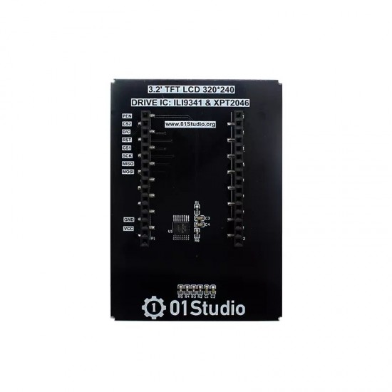 01 Studio 3.2inch SPI TFT LCD Resistive Touch Screen Modul PyBorad Development Micropython Accessory LittleVGL