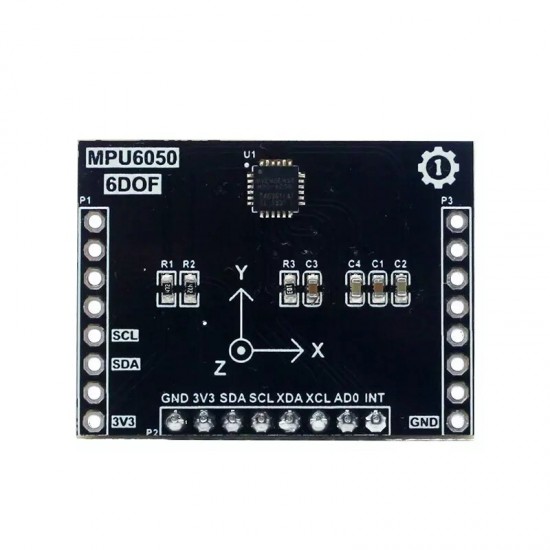 01Studio MPU6050 Senor Modul 6DOF 3-Axis Gyroscope and 3-Axis Accelerometer Micropython Development Doard Pyboard