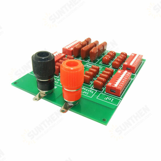 1nF to 9999nF Step-1nF Four Decade Programmable Capacitor Board Polypropylene Film Capacitor