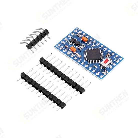 3Pcs 3.3V 8MHz ATmega328P-AU Pro Mini Microcontroller With Pins Development Board