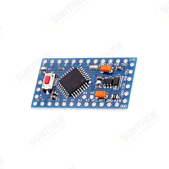 3Pcs 3.3V 8MHz ATmega328P-AU Pro Mini Microcontroller With Pins Development Board