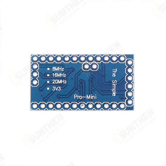 3Pcs 3.3V 8MHz ATmega328P-AU Pro Mini Microcontroller With Pins Development Board