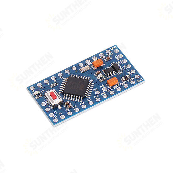 3Pcs 3.3V 8MHz ATmega328P-AU Pro Mini Microcontroller With Pins Development Board