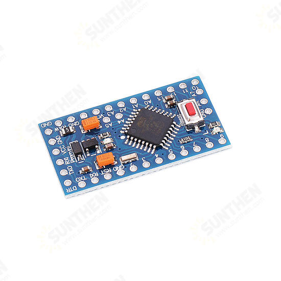 3Pcs 3.3V 8MHz ATmega328P-AU Pro Mini Microcontroller With Pins Development Board