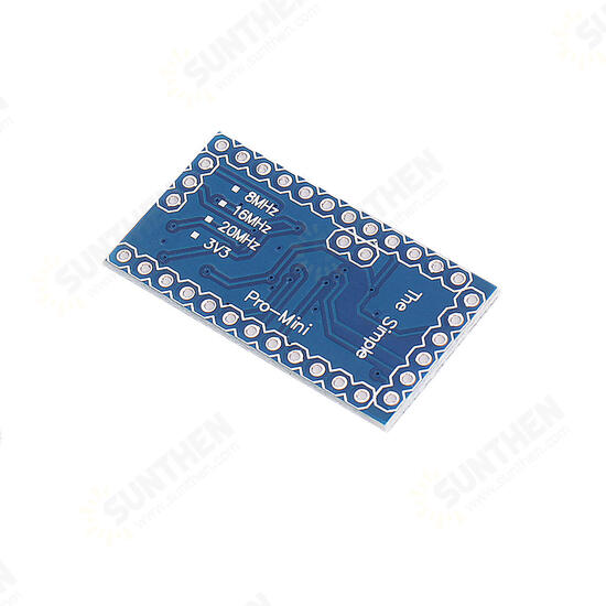 3Pcs 3.3V 8MHz ATmega328P-AU Pro Mini Microcontroller With Pins Development Board