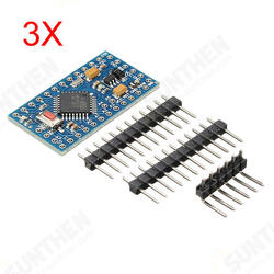 3Pcs Pro Mini ATMEGA328P Module 3.3V 8M Interactive Development Board 3Pcs Pro Mini ATMEGA328P Module 3.3V 8M Interactive Development Board