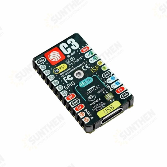 5PCS M5Stamp C3 ESP32 Development Board WiFi+Bluetooth Ultra-Low Power ESP32-C3 RISC-V MCU