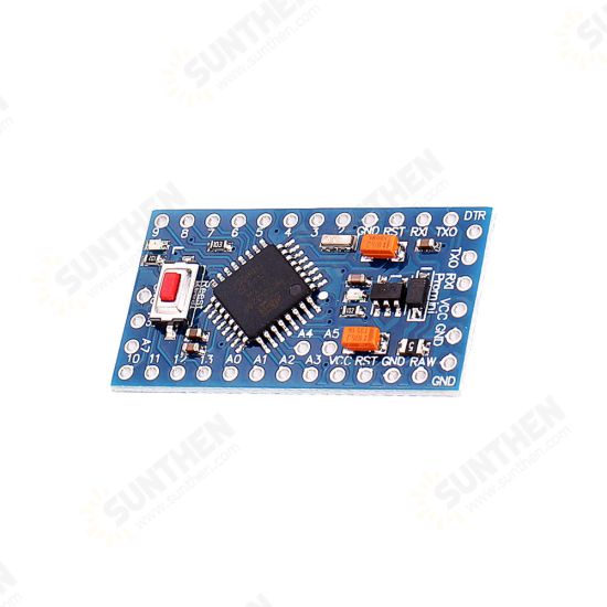 5Pcs 3.3V 8MHz ATmega328P-AU Pro Mini Microcontroller With Pins Development Board