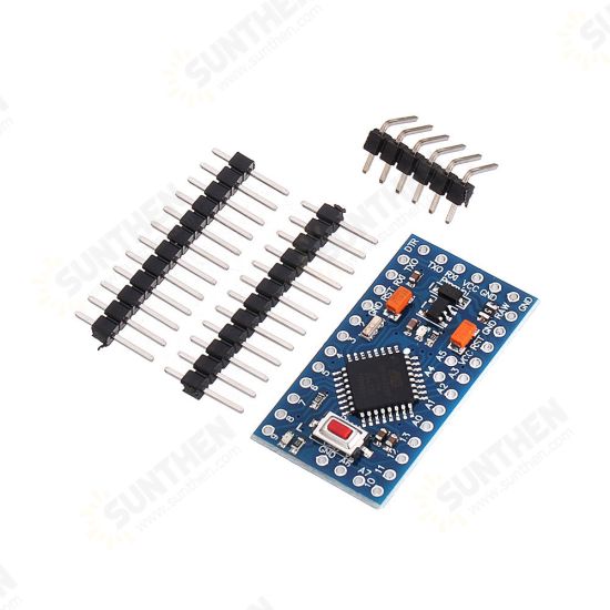 5Pcs 3.3V 8MHz ATmega328P-AU Pro Mini Microcontroller With Pins Development Board