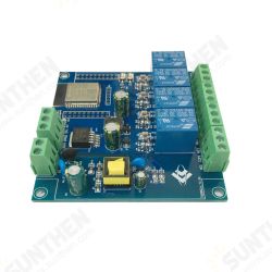 AC/DC Power Supply ESP32 WiFi bluetooth BLE Four-way Relay Module ESP32-WROOM Development Board AC/DC Power Supply ESP32 WiFi bluetooth BLE Four-way Relay Module ESP32-WROOM Development Board
