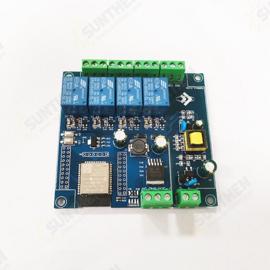 AC/DC Power Supply ESP32 WiFi bluetooth BLE Four-way Relay Module ESP32-WROOM Development Board