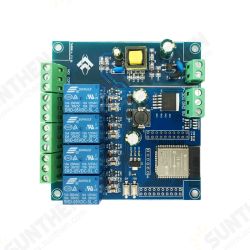 AC/DC Power Supply ESP32 WiFi bluetooth BLE Four-way Relay Module ESP32-WROOM Development Board AC/DC Power Supply ESP32 WiFi bluetooth BLE Four-way Relay Module ESP32-WROOM Development Board