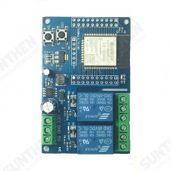 DC5-60V Power Supply Dual WiFi bluetooth Relay Module ESP32-WROOM Secondary Development Board DC5-60V Power Supply Dual WiFi bluetooth Relay Module ESP32-WROOM Secondary Development Board