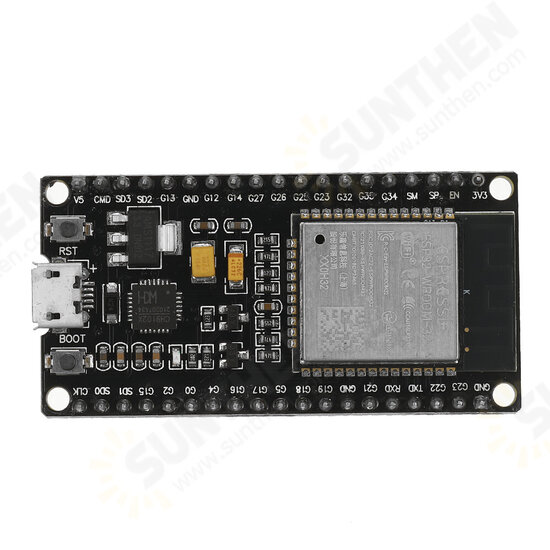 ESP-32S CH9102X QFN28 ESP32 Development Board Wireless WiFi + Bluetooth 2 in 1 Dual-core CPU Low Power Consumption ESP-32 Control Board