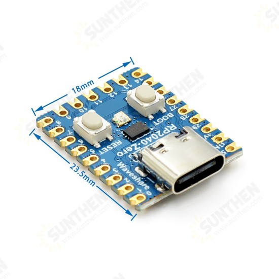 For Raspberry PI RP2040-Zero Microcontroller Development Board PICO Motherboard Dual Core Processor Mini Microcontroller