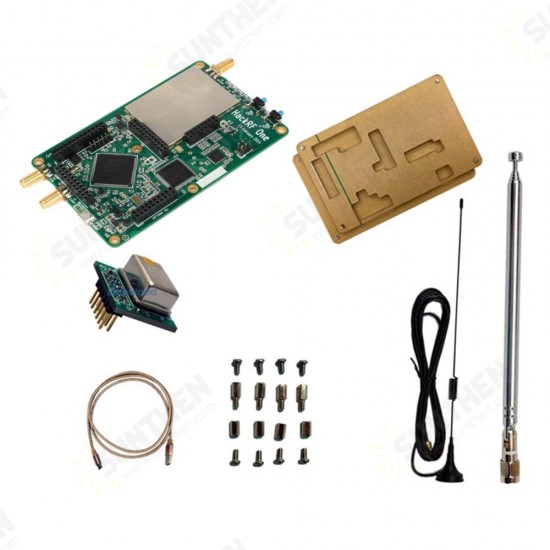 One 1MHz-6GHz Radio Platform Development Board Software-Defined RTL SDR Demoboard Kit Dongle Receiver Ham Radio with Acrylic Board