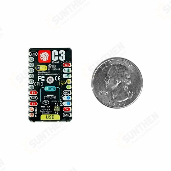 M5Stamp C3 ESP32 Development Board WiFi+Bluetooth Ultra-Low Power ESP32-C3 RISC-V MCU