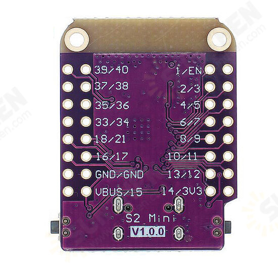 S2 Mini V1.0.0 WIFI IOT Board based ESP32-S2FN4R2 ESP32-S2 4MB FLASH 2MB PSRAM MicroPython Ardino Compatible Development Board