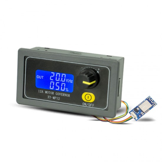 12A 360W DC Motor Speed Controller PWM Adjustable Speed Regulator LED Lighting Dimming Slow Start Slow Stop Encoder