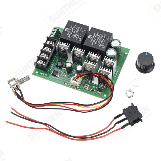 40A 2000W PWM DC Motor Controller Reverse Speed Switch Forward and Reverse Motor Speed Controller RC Reverse Control Switch 12V 24V 36V 48V