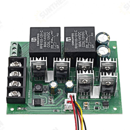 40A 2000W PWM DC Motor Controller Reverse Speed Switch Forward and Reverse Motor Speed Controller RC Reverse Control Switch 12V 24V 36V 48V