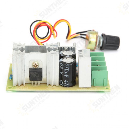 DC 10-60V 20A 1200W PWM Motor Speed Control Module DC 10-60V 20A 1200W PWM Motor Speed Control Module