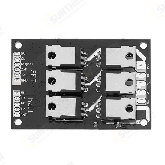 DC 12V-36V 15A 500W Brushless Motor Controller Hall BLDC Driver Board Support Hall Motor