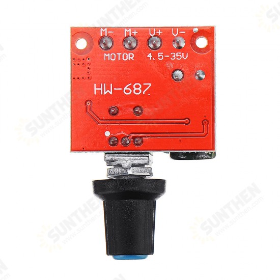 DC 5V To DC 35V 5A 90W Mini DC Motor PWM Speed Controller Module Speed Regulator Adjustable Light Mo