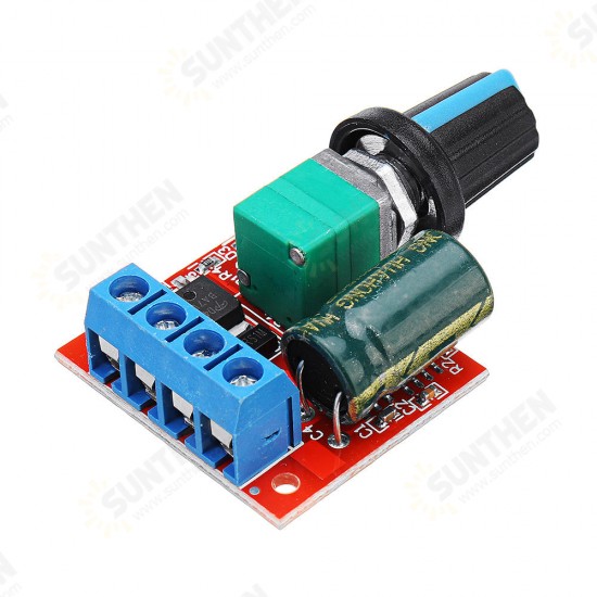 DC 5V To DC 35V 5A 90W Mini DC Motor PWM Speed Controller Module Speed Regulator Adjustable Light Mo