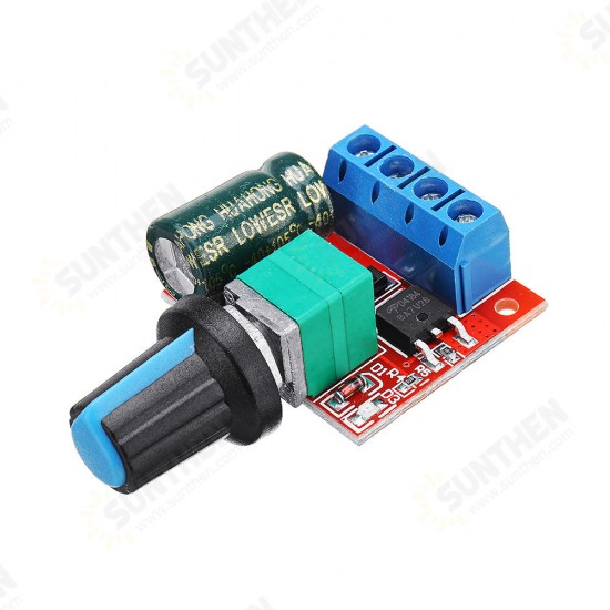 DC 5V To DC 35V 5A 90W Mini DC Motor PWM Speed Controller Module Speed Regulator Adjustable Light Mo