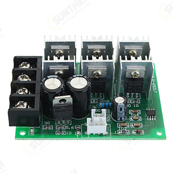 DC 9-55V 40A 2000W PWM DC Motor Pump Speed Regulator High Power Speed Controller 9V 12V 24V 36V 48V