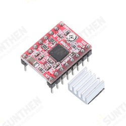 A4988 Driver Module Stepper Motor Driver Board with Heatsink A4988 Driver Module Stepper Motor Driver Board with Heatsink