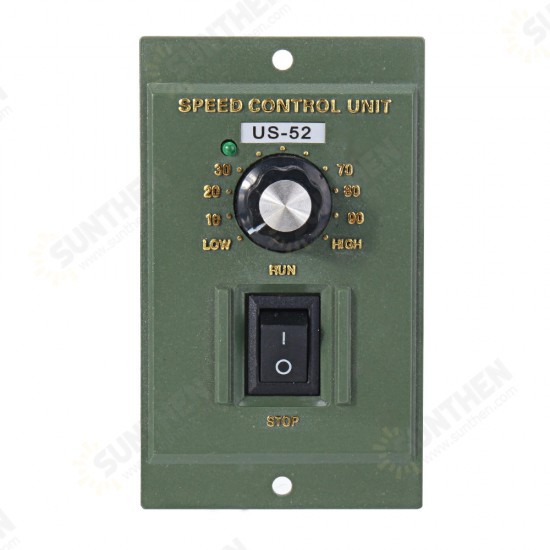 US-52 AC220V 50Hz 15W Digital Adjustable Stepless Motor Speed Controller Tool Part Accessory 90-1400rpm