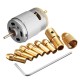 DC 12V 500mA Mirco Motor with 5pcs 0.5-3.0mm Drill Collet Electric PCB Tool Set
