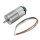 12V GM25-310 30/70/100/500rpm DC Encoder Gear Motor Metal Speed Reduction Motor with Cable