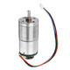 12V GM25-310 30/70/100/500rpm DC Encoder Gear Motor Metal Speed Reduction Motor with Cable