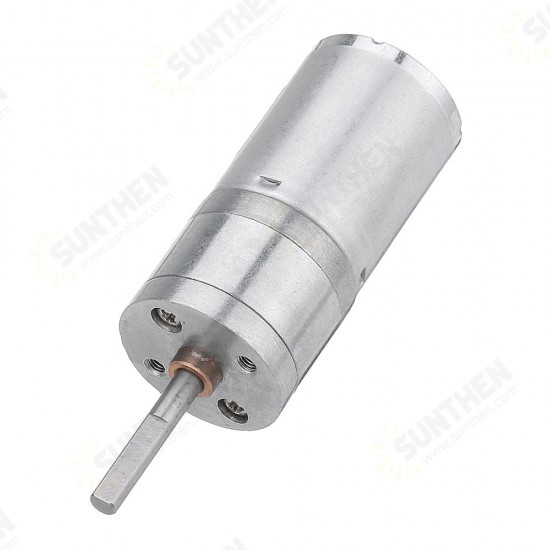 25GA370 DC 12V Micro Gear Reduction Motor 25mm Extended Shaft Gear Motor