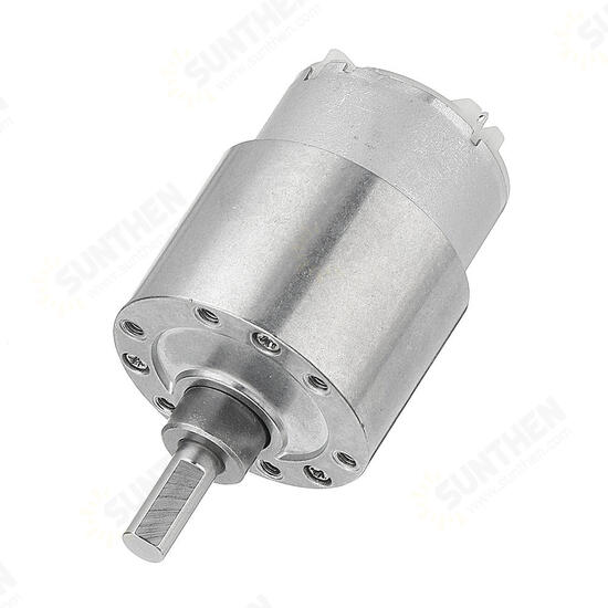 DC 12V Gear Motor 33/100/190RPM 37MM 500 Geared Motor