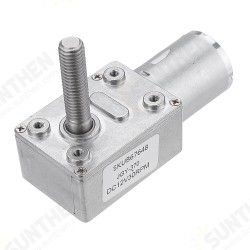 JGY370 DC 12V Worm Gear Motor 10/30/90/150RPM Turbine Self-locking Reduction Gear Motor JGY370 DC 12V Worm Gear Motor 10/30/90/150RPM Turbine Self-locking Reduction Gear Motor