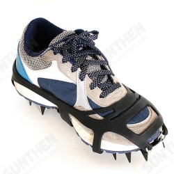 18 Teeth Crampons Outdoor Winter Snow Skiing Mountain Climbing Non Slipping Shoe Cover 18 Teeth Crampons Outdoor Winter Snow Skiing Mountain Climbing Non Slipping Shoe Cover