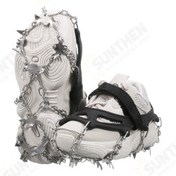 19 Spiked Ice Claw Crampons Grip Mountaineering Skis Walking Snow Hiking Shoes Accessories 19 Spiked Ice Claw Crampons Grip Mountaineering Skis Walking Snow Hiking Shoes Accessories