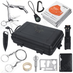 11 in1 SOS Emergency Camping Survival Equipment Tools Kit Outdoor Tactical Hiking Gear 11 in1 SOS Emergency Camping Survival Equipment Tools Kit Outdoor Tactical Hiking Gear
