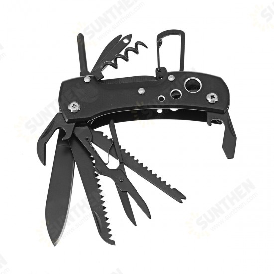 12 in 1 Outdoor Combination Tool Multifunctional Knife Portable Multi-Operated Camping Mini Knife