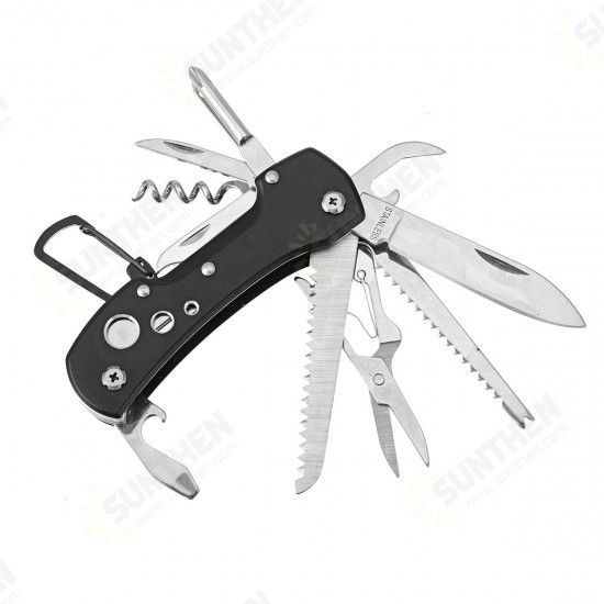 12 in 1 Outdoor Combination Tool Multifunctional Knife Portable Multi-Operated Camping Mini Knife